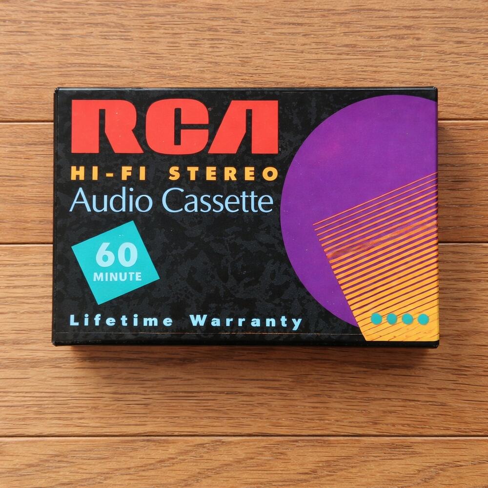 RCA Hi-Fi Stereo Audio Cassette - 60 mins - Brand New & Sealed